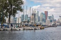 TORONTO, CANADA - SEPTEMBER 19, 2018: Marina at Toronto Island,