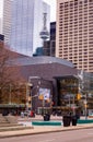 TORONTO, CANADA - 01 04 2020: Winter view on the Four Seasons Centre for the Performing Arts building of Canadian Opera