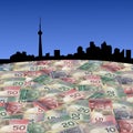 Toronto with Canadian dollars