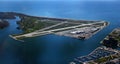 Toronto City Airport - Billy Bishop Airport - YTZ - Toronto / Ontario / Canada Royalty Free Stock Photo