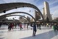 Toronto City Hall or New City Hall. Skating rink Canada Royalty Free Stock Photo