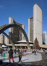 Toronto, City Hall skating rink