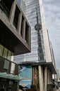 Toronto CN Tower reflecting in the Delta Hotel Royalty Free Stock Photo