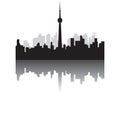 toronto cn tower. Vector illustration decorative design