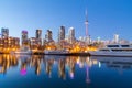 Toronto Downtown at Dusk Royalty Free Stock Photo