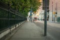 Toronto downtown, Business buildings, empty roads, lockdown period, Covid-19, evening time