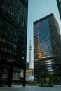 Toronto downtown financial district - Office buildings Royalty Free Stock Photo