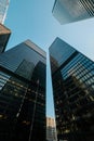 Toronto downtown financial district - Office buildings Royalty Free Stock Photo