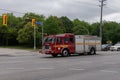 Toronto Fire Engine Road Rescue Royalty Free Stock Photo
