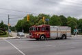 Toronto Fire Engine Road Rescue Royalty Free Stock Photo