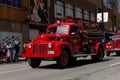 Toronto firefighters truck takes part in the St Patrick\'s Day Parade