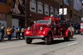 Toronto firefighters truck takes part in the St Patrick\'s Day Parade in Downtown Toronto