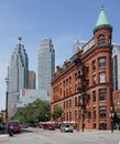 Toronto flatiron building Royalty Free Stock Photo