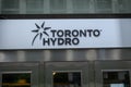 Toronto Hydro electric company sign Royalty Free Stock Photo