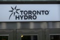 Toronto Hydro electric company sign Royalty Free Stock Photo