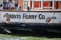 The Toronto Island Ferry PS Trillium Front Name Plate Royalty Free Stock Photo