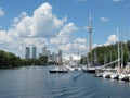 Toronto and Lake Ontario Royalty Free Stock Photo