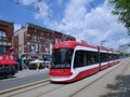 Toronto light rapid transit train Royalty Free Stock Photo