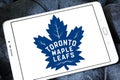Toronto Maple Leafs hockey team logo Royalty Free Stock Photo