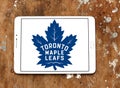 Toronto Maple Leafs hockey team logo Royalty Free Stock Photo