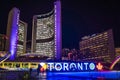 Toronto night view