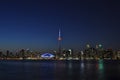 Toronto nightfall Royalty Free Stock Photo