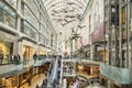 TORONTO - NOVEMBER 22, 2017: Christmas decorations at the Eaton Centre, one of the largest malls in Toronto, Ontario Royalty Free Stock Photo