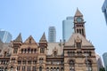 Toronto Old City Hall clock tower. Canada. Royalty Free Stock Photo