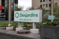 Toronto, ONT, Canada - October 08 2022: The Desjardins Corporate Logo is pictured