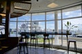 Interior of the ferry terminal of the Billy Bishop Toronto City Airport Terminal