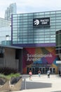 Toronto, Ontario/Canada - July 20 2018: Scotiabank Arena Signage downtown Toronto Union Station