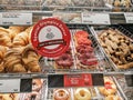 Special Olympics Donut pastry by famous Canadian cafe restaurant Tim Hortons.