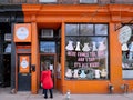 Vintage stores in older neighborhood of Toronto