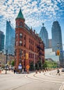 TORONTO, ONTARIO - July 06, 2017: Gooderham or Flatiron Building Royalty Free Stock Photo