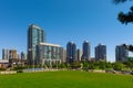 Toronto panoramic view from olympic park and metro convention center