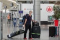 TORONTO, ONTARIO, CANADA - MAY 17, 2020: TORONTO PEARSON INTERNATIONAL AIRPORT DURING COVID-19 PANDEMIC.