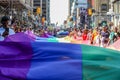 2018 TORONTO PRIDE PARADE. Royalty Free Stock Photo