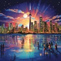 Toronto's Vibrant Nightlife and Thrilling Adventures Royalty Free Stock Photo