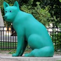 Toronto Sculpture of Green Dog 2016