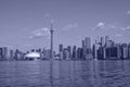 Toronto Skyline from Centreville ISland Royalty Free Stock Photo