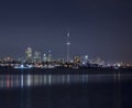 Toronto Skyline (Night) Royalty Free Stock Photo