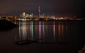 Toronto Skyline by Night Royalty Free Stock Photo