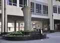 Toronto, 24th June: Sculpture front of College Park in Downtown from Toronto of Ontario Province in Canada