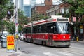 Toronto Transit Commission TTC Streetcar in Toronto, Ontario, Canada