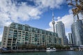 Toronto waterfront city center buildings