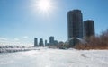 Toronto West Winter Humber Bridge