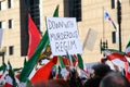 Protest in Solidary with Iranian Protesters, Toronto, ON