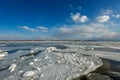 Torontos Cherry Beach during winter Royalty Free Stock Photo