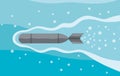 Torpedo icon Royalty Free Stock Photo