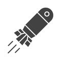 Torpedo icon vector image. Royalty Free Stock Photo